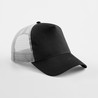 Trucker cap - B640:Black, front: 100% cotton / back: 100% nylon, Light Grey, One Size